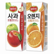 델몬트 드링크팩 오렌지 32팩+사과 32팩, 5세트, 190ml