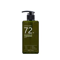 LÒVECHEN 72%冷製馬賽精油液態皂 沁新艾草, 1個, 600ml