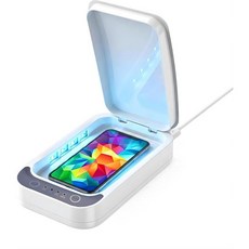 휴대용 휴대폰 세척 박스 내장 LED 조명 포함 – 휴대폰 보석 시계 및 소형 액세서리용 다목적 정리함 – 아로마 기능이 있는 콤팩트 케이스 USB 전원 포트 현대적인, 휴대용 휴대폰 세척 박스 내장 LED 조명 포함 – 휴