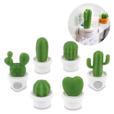 명함 메모 냉장고 홀더 화이트 자석 선인장 미니 작고 소중한 마그네틱 마그넷 간편한 심플 SG-5DP16-10259