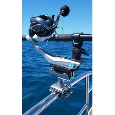 欄杆型下座適用32 25.4 MM（304不銹鋼）, 1個, 鋁合金餌架,速攻上座