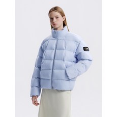 내셔널지오그래픽 NATIONALGEOGRAPHIC N254UPD903 오록스 스탠드넥 퀼팅 패딩 점퍼 LIGHT BLUE 189001