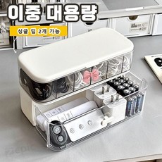 케이블 수납함 탁상 충전기 핸드폰 전원 코드 정리 신기 아크릴 커버 포함 방진 리니어, 크림황색, 1개