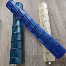 벽걸이에어컨 팬 원통 덕트 휠 바람 회전 행거, 블랙 94x675 내부