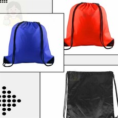 SolSun 신발주머니 헬스가방, 레드, 1개