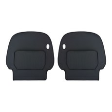 루젠 아이오닉 9 킥매트 시트백커버 운전석 조수석 세트, 1세트, 모던블랙