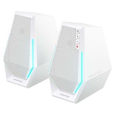 에디파이어 헤카테 G1500 RGB 데스크톱 게이밍 스피커, 화이트