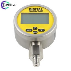 디지털 디스플레이 게이지 미터 정확도 백라이트 유압 가스 수압 측정, 1개, 기본