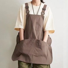 하우즈베리 타슬론 포켓 앞치마, 1개, 브라운