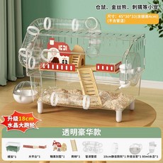 피그미다람쥐 사육장 관찰존 입문용 구성 풀세트 이동식 케이지 그린, 1개