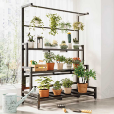 계단식 화분 진열대 정리 꽃선반 베란다 다육이 다이 전시대, C. 두께 3.8mm 100x30x80cm