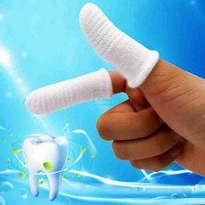 엠비아샵1 강아지 손가락칫솔 일회용 거즈 강아지핑거칫솔, 손가락거즈칫솔