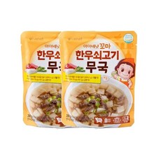 아이배냇 든든 간편국 한우쇠고기 무국 200g 2개, 8세트