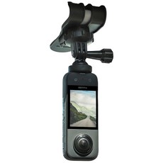 Insta360 GO3S X4 GoPro action3 汽車遮陽板掛載支架 360度旋轉, 黑色, 1個