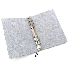 부직포 다이어리 커버 A6-연회색, 1개, 상세페이지 참조