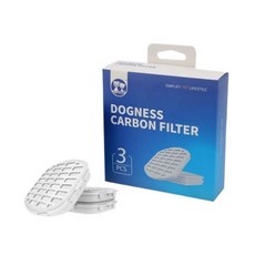 DOGNESS 多尼斯 飲水機濾芯 濾芯三片入/盒 2.0濾芯 Plus濾芯過濾棉, 1個, 自動飲水機 Plus 過濾片3入