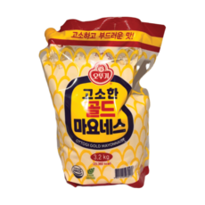 오뚜기 고소한골드마요네즈 스파우트팩, 3.2kg, 2개