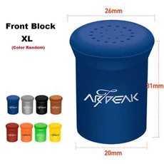 낚싯대 손잡이 보호 케이스 무작위 색상 실리카 젤 루어 로드 하단 태클 액세서리 1 개, 07 Front Block XL