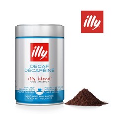 illy 義式低咖啡因咖啡粉 250g 總代理公司貨, 1個