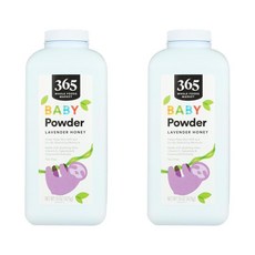 365 홀푸드마켓 베이비 파우더 라벤더 허니향, 2개, 425g