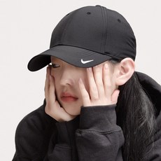 NIKE 耐吉 GOLF SWOOSH LEGACY 91 棒球帽 779797, 黑色, 1個