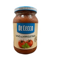義大利 DE CECCO 得科 拿坡里義大利麵醬, 400g, 1個