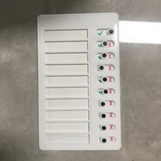 自律打卡器 計劃表 記事板, 1個, 白色