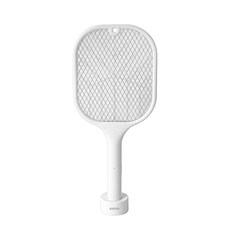 KINYO充電式二合一滅蚊器 捕蚊拍 滅蚊燈 USB充電 雙重保護, 白色