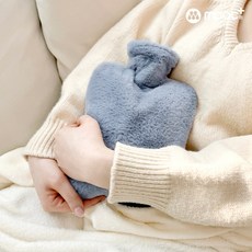 엠팩플러스 보온 물주머니 찜질팩 핫팩 보온주머니 온열팩 2L 무지그레이, 1개