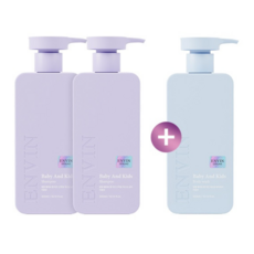 앙방 베이비 앤 키즈 아기 샴푸300ml 2개(딸기) + 워시300ml 1개(애플), 3개