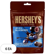 허쉬 아사이 앤드 블루베리 다크초콜릿, 100g, 6개