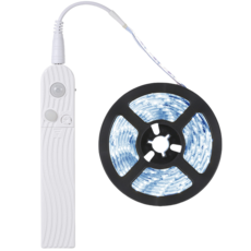 투데이리빙 led 스마트 센서 스트립 줄조명 + 리모컨 간접 조명 usb 스트링 라인 라이트 잘라쓰는 조명등 붙이는 센서등, 1개, R98634W(화이트 2M