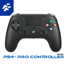 Flashfire PS4 無線手把 支援pc steam 藍芽 控制器 epic 電腦PC手把 (一起玩), 黑色 P201BK, 1個, 單一商品