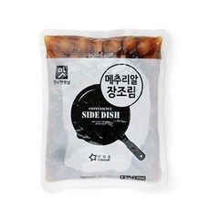 [다만세푸드] 아워홈 메추리알 장조림 1kg / 메추리알 조림 반찬, 1개