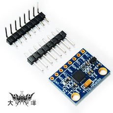 GY-521 MPU-6050 三軸加速度陀螺儀 6DOF 模組, 1個