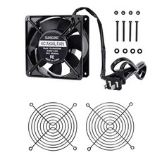 GUIANDJING 120MM 38MM 냉각 110V 120V 듀얼 AC 베어링 플러그, AC12038N