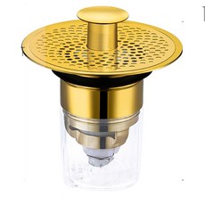 크린88 세면대88트랩 완벽차단 물마개 거름망 냄새 팝업 폽업, 크린88 올금장, 1세트