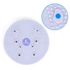 아이워너 바디 트위스터 허리군살 제거운동 허리운동 발바닥지압기능 전신스트레칭, 파스텔라일락, 1개