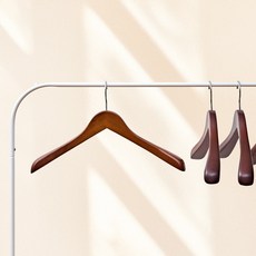 씨인크 옷가게 고급 원목 월넛 옷걸이 바지걸이, 남성 자켓용 월넛, 10개