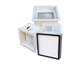 산업용 집진기 클린룸 헤파필터 공기정화 작업장 먼지 제거 ULPA 청정, 아연도금 484 (1000) 70