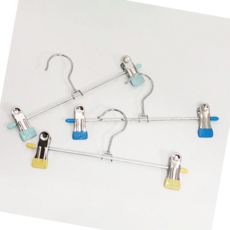 정장바지 집게 바지 걸이 매장 옷정리 길이조절 3개, 본상품