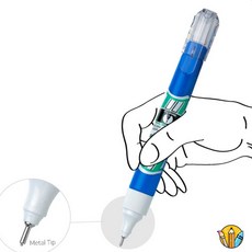 RS 극세펜식 수정액 7ml 액체화이트 수정펜