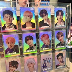 九宮格小卡卡磚展示架, 1個, 12卡格,卡槽64*89