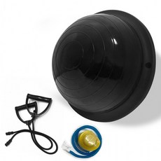 헬스소품 짐볼 하프 돔볼 운동 균형 잡기 홈짐, 보수볼 (블랙) 58cm