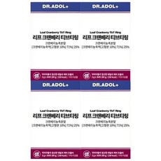 닥터아돌4박스 리프 크랜베리 티브티링, 30