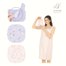 골프가운 샤워가운 ( S-M / L ), 1개, 피치핑크, S-M