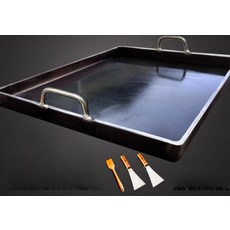 업소용철판 무쇠 사각 불판 볶음밥 스테이크 그릴 구이 대형 닭갈비 구이판, 30x40cm 내부 4mm 3cm, 1개, 1cm