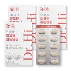 닥터슈머 비오틴 판토텐산 800mg 60정 맥주효모 L시스틴 엘라스틴, 3박스