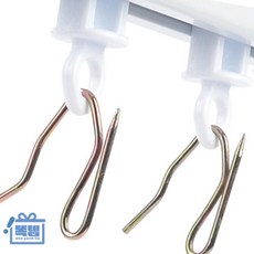 커텐핀 50개입 커튼핀 커튼레일달기, 1개