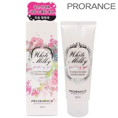 프로랑스 화이트 밀키 필링젤 스크럽 각질제거 부드러운 매끈한, 6개, 150ml